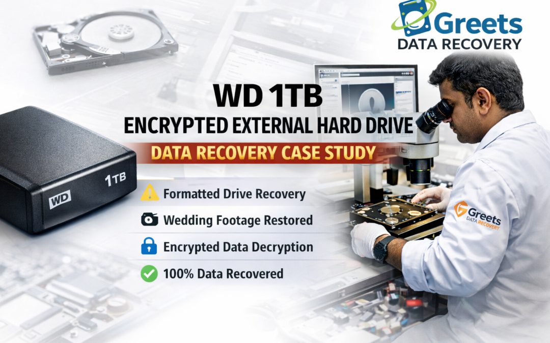 WD 1TB Encrypted External Hard Drive Data Recovery Case Study